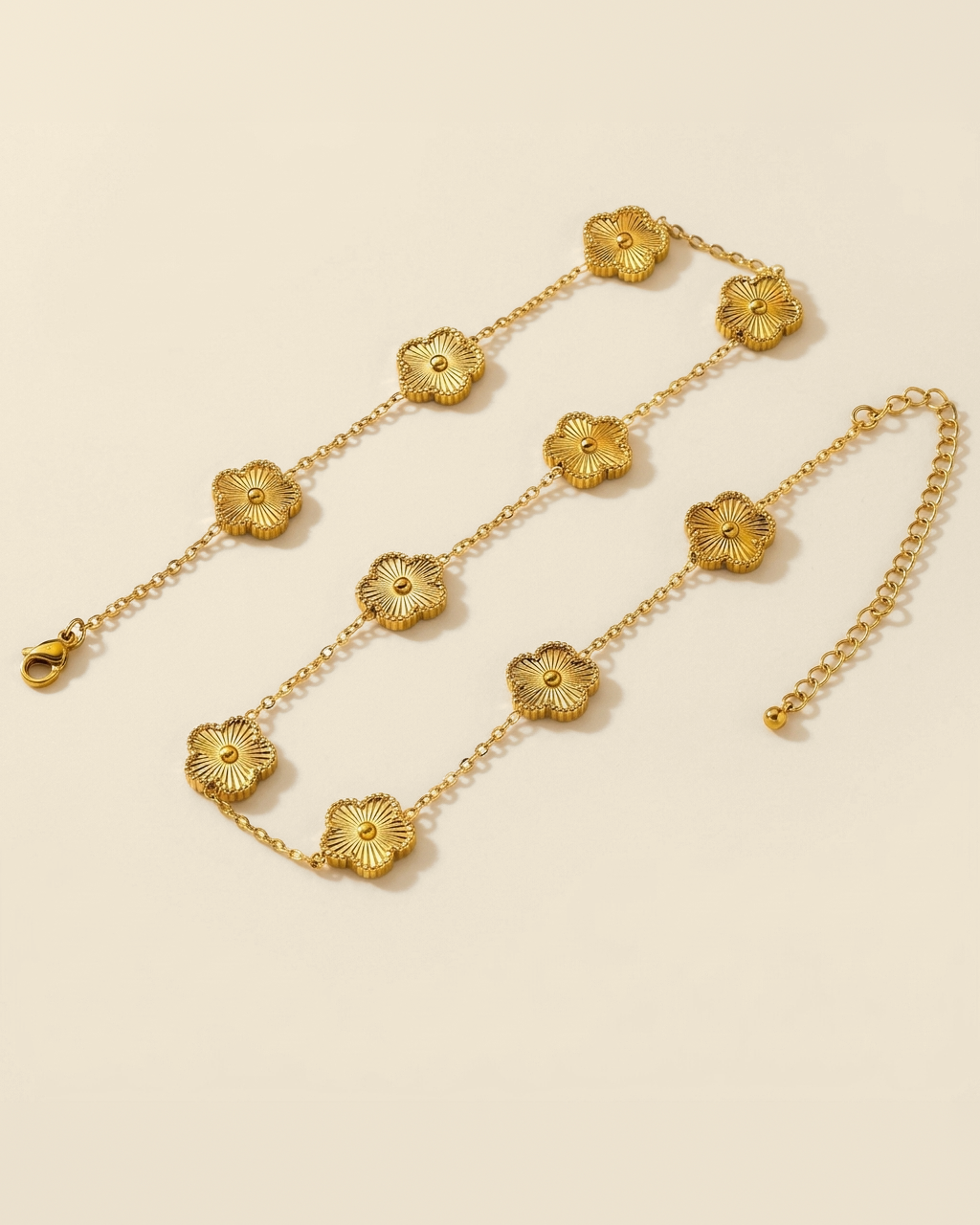 Five Leaf Flower Choker