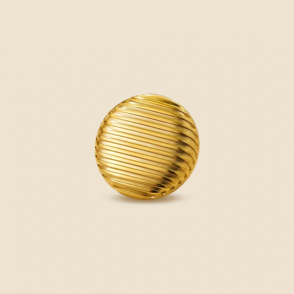 Textured Knot Studs - ribbed dome design