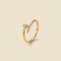 Sculpted Nail Ring