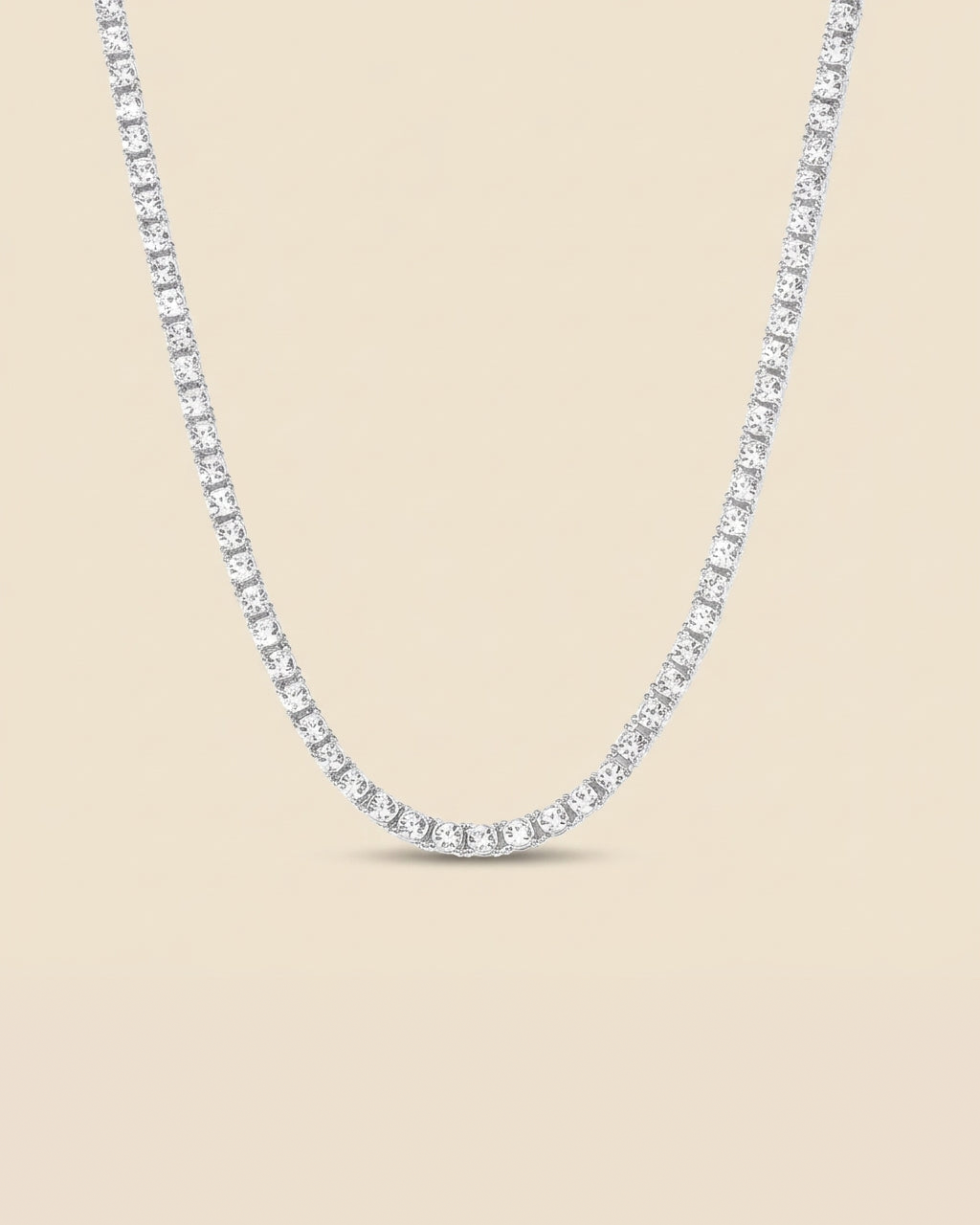 Pave Tennis Necklace - 40cm / 45cm