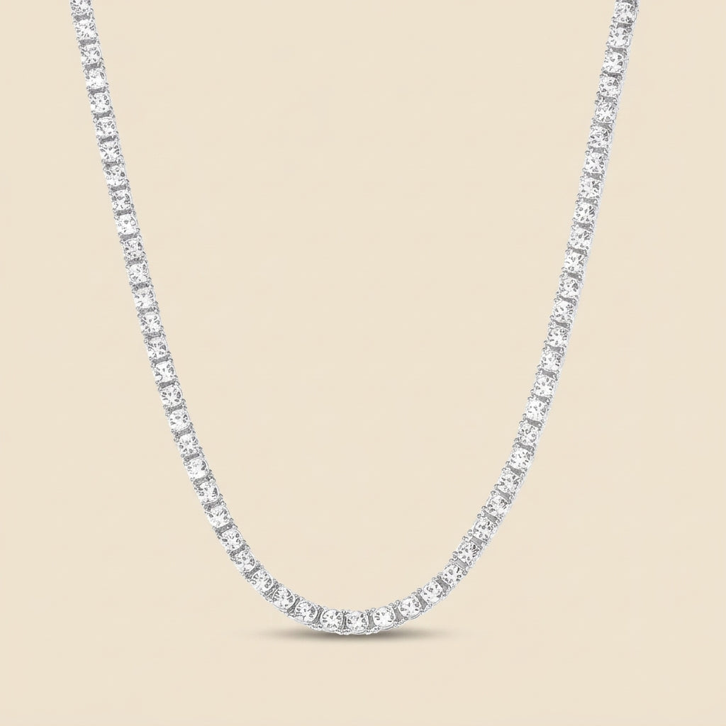 Pave Tennis Necklace - 40cm / 45cm