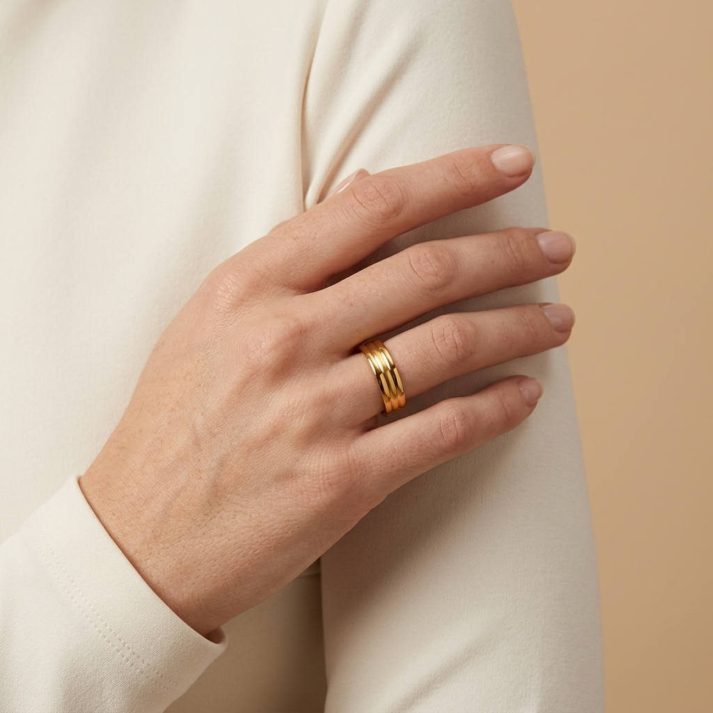 Three-Layer Sand Ring, worn