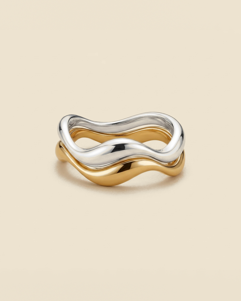 Wave Stackable Ring